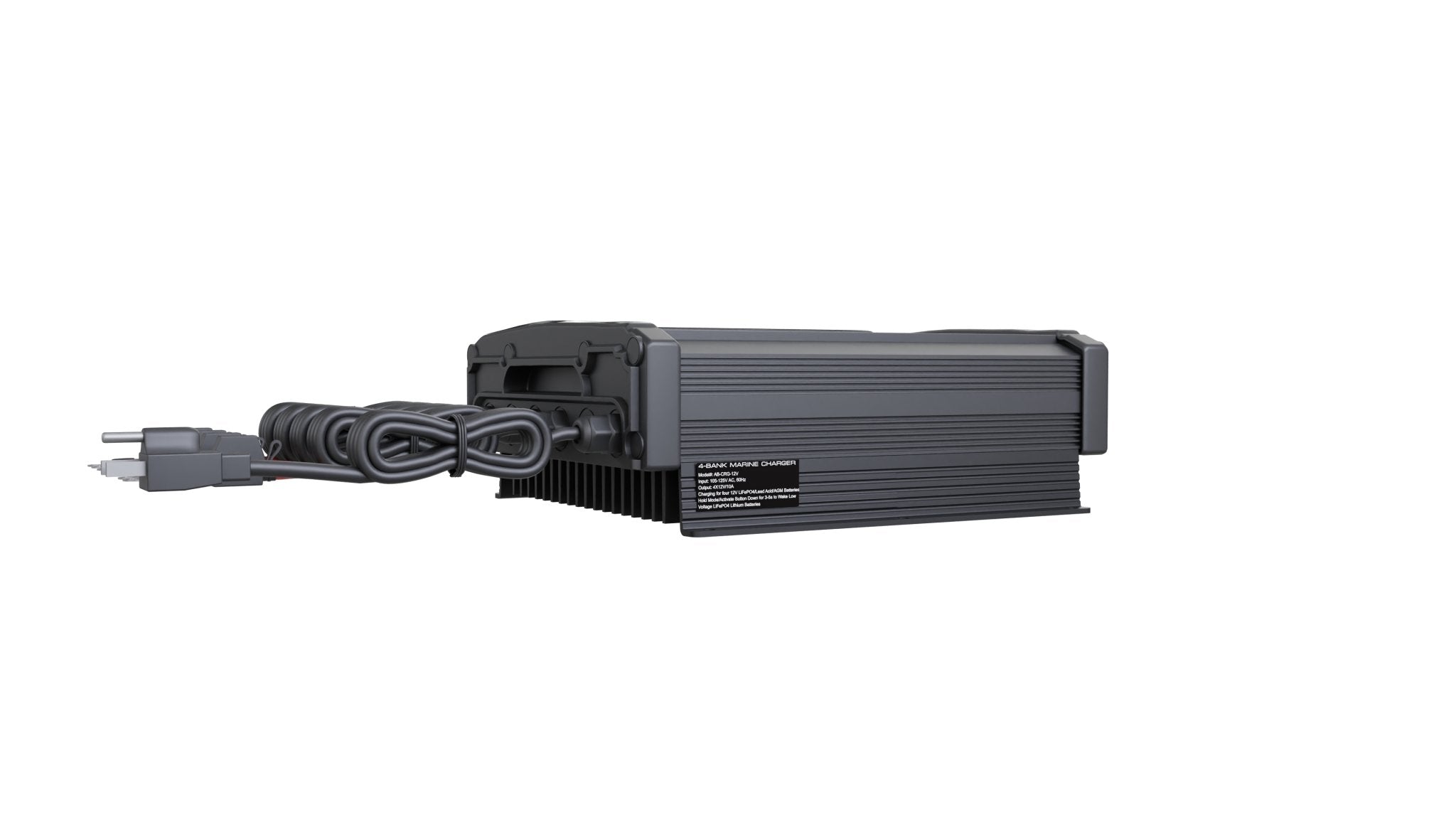 ABYSS® Marine Battery Charger connected to a power source
