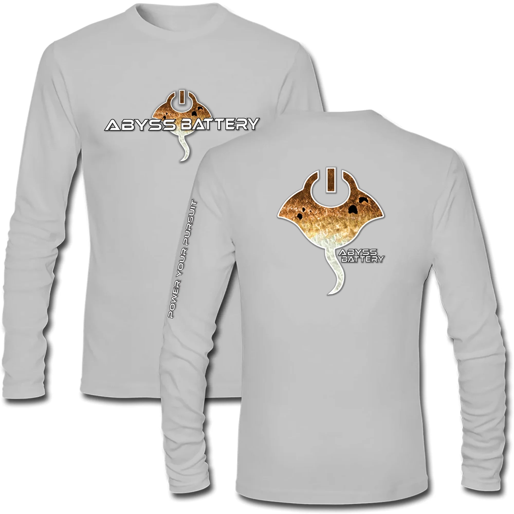 ABYSS® Sports Performance Mens - REDFISH Gray L/S
