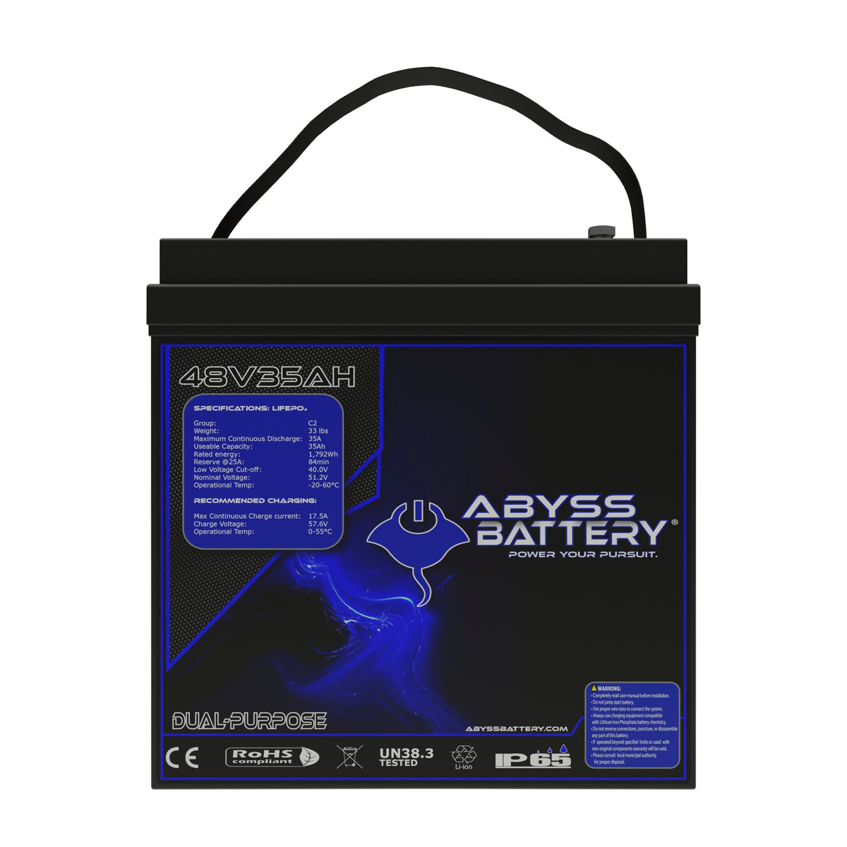 Gc2 Battery 48V 35Ah GC2 Lithium Golf Cart Battery - ABYSS® – Enpowergrid