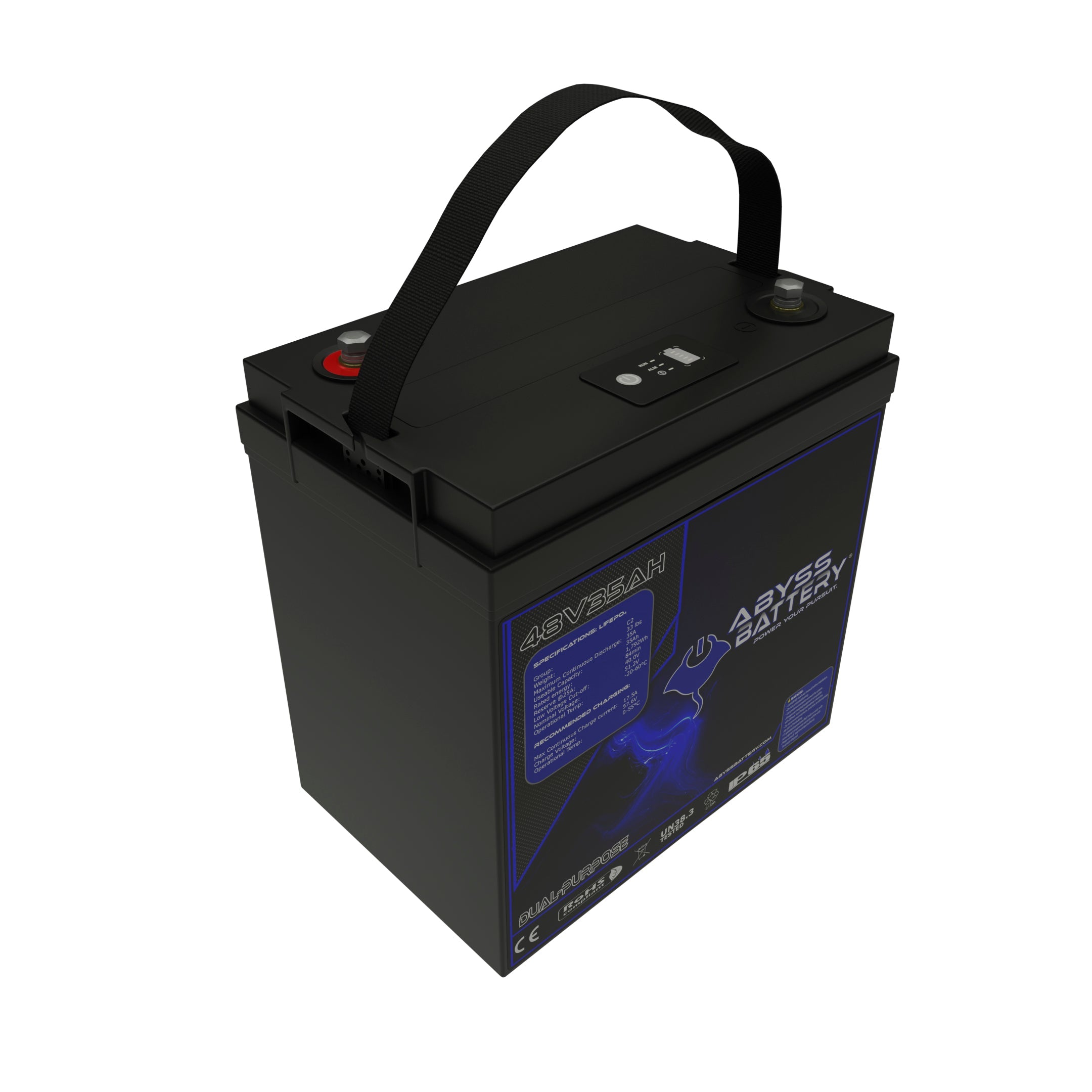 ABYSS® 48V 35Ah GC2 Lithium Golf Cart Battery